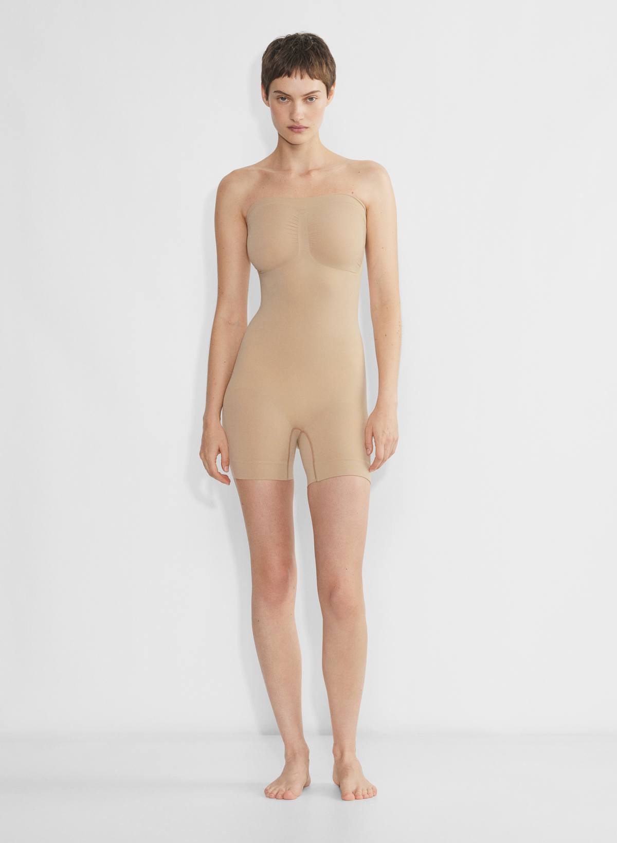 ShapeEnhance Strapless Romper - Image 2