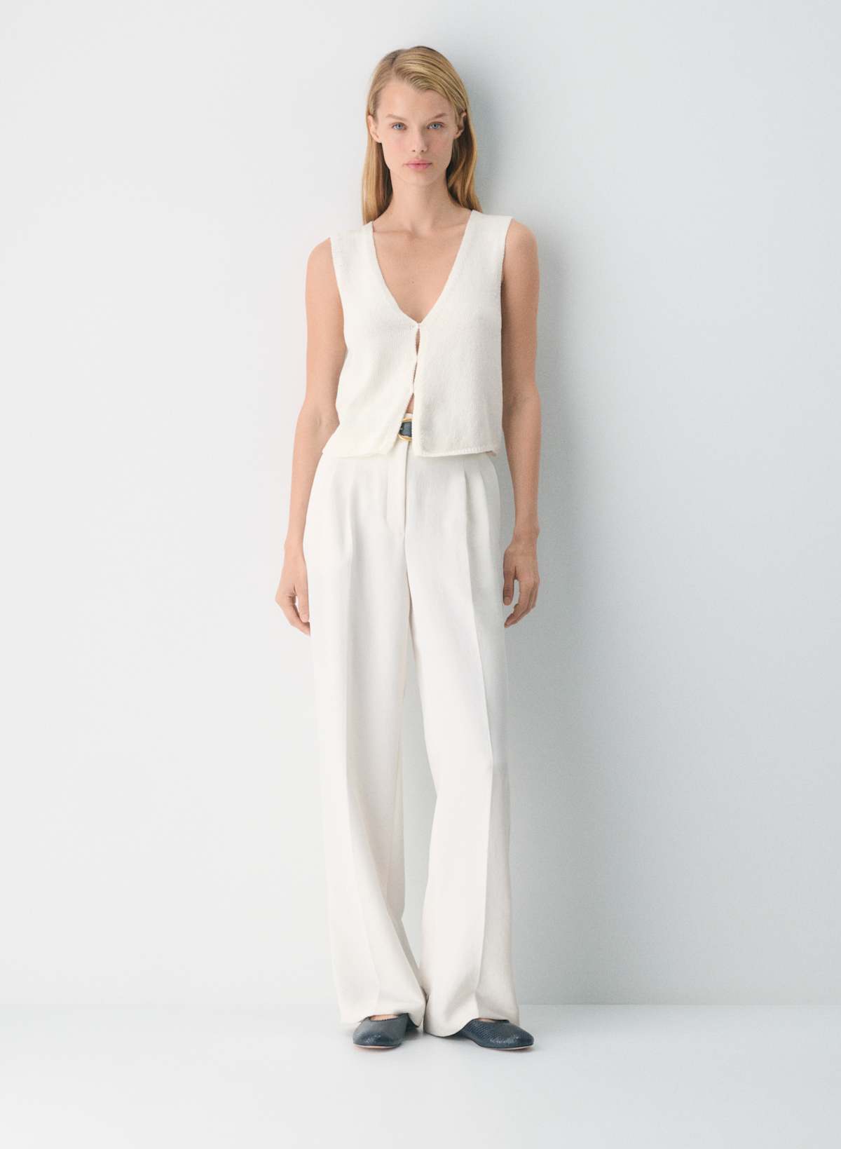 Basque Sweater Vest