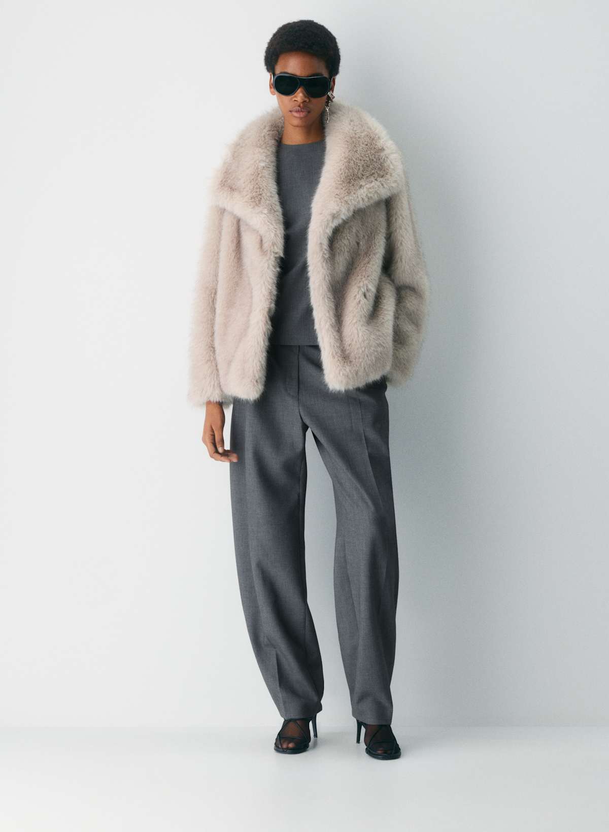 St. Moritz Coat - Arctic Faux Fur