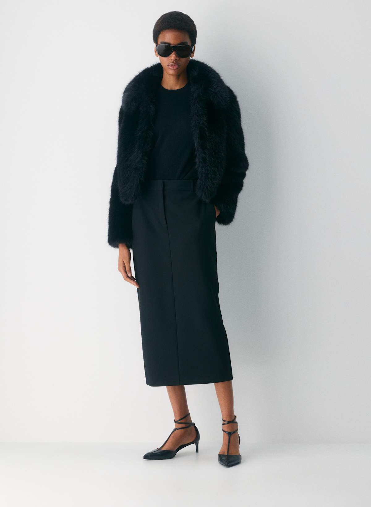 Chamonix Coat - Arctic Faux Fur - Image 3