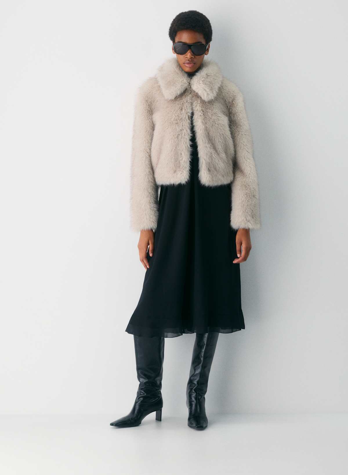 Chamonix Coat - Arctic Faux Fur