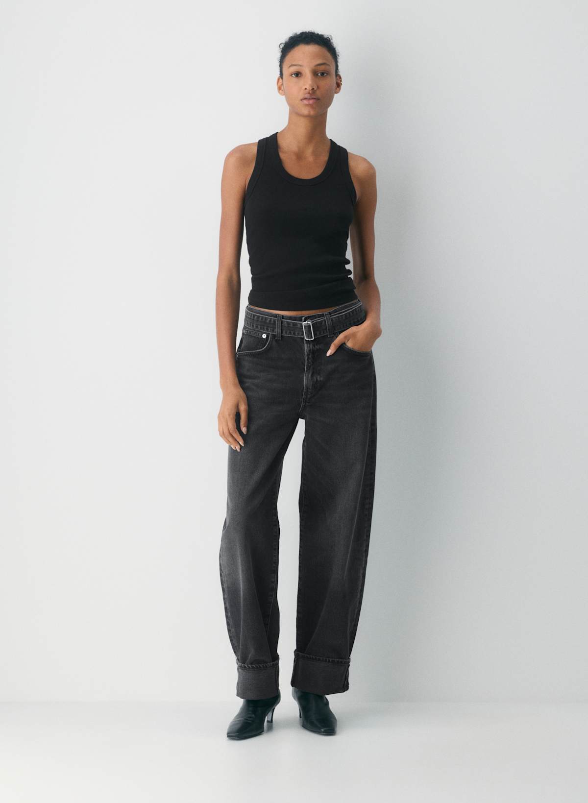 AGOLDE Cuffed Taper Jean