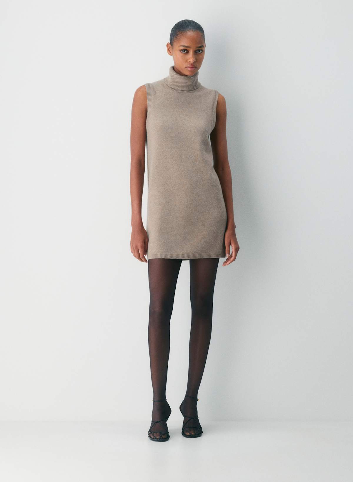 Essential Wool Cashmere Outline Dress - Image 2