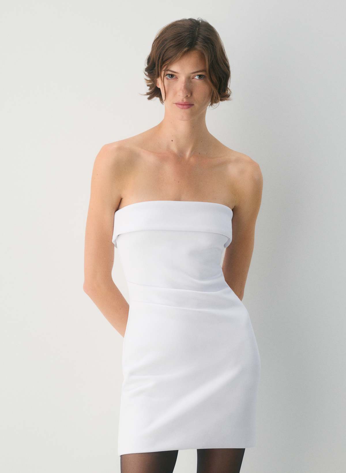 FigureKnit Eyecatcher Mini Dress - Image 3