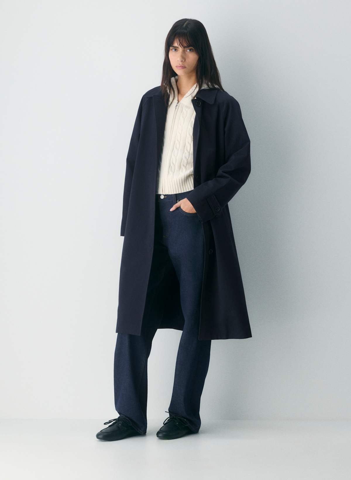 Sperry x Aritzia Slim Boat Shoe - Smooth Leather - Image 2