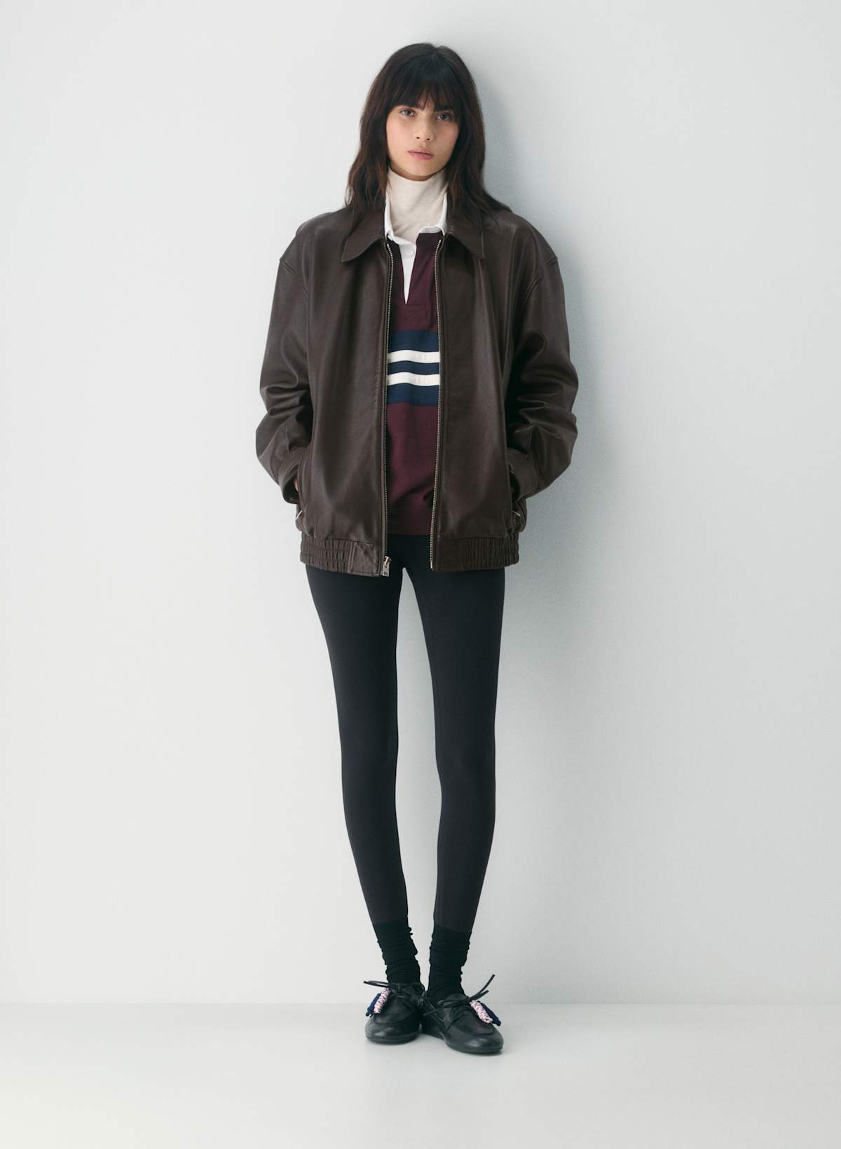 Sperry x Aritzia Slim Boat Shoe - Smooth Leather - Image 3