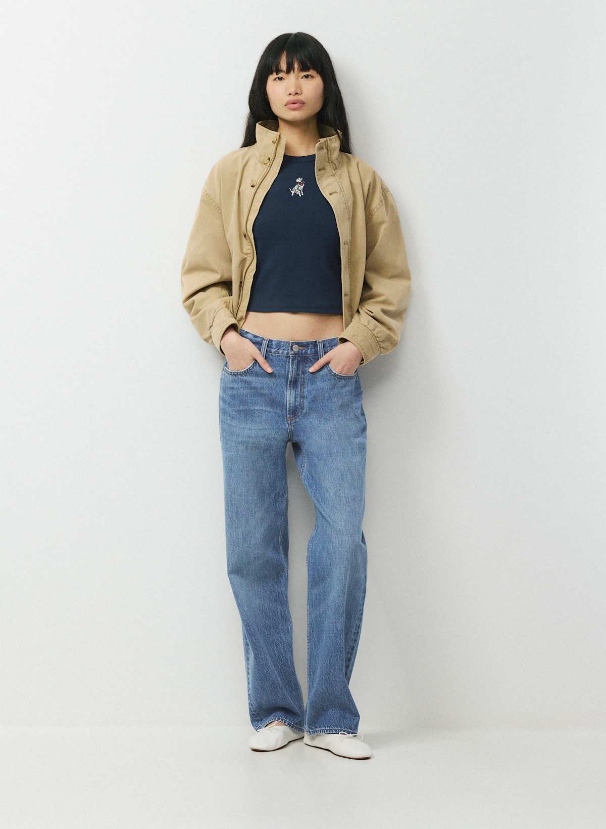 Little Ribbed Icon T-Shirt - Image 2