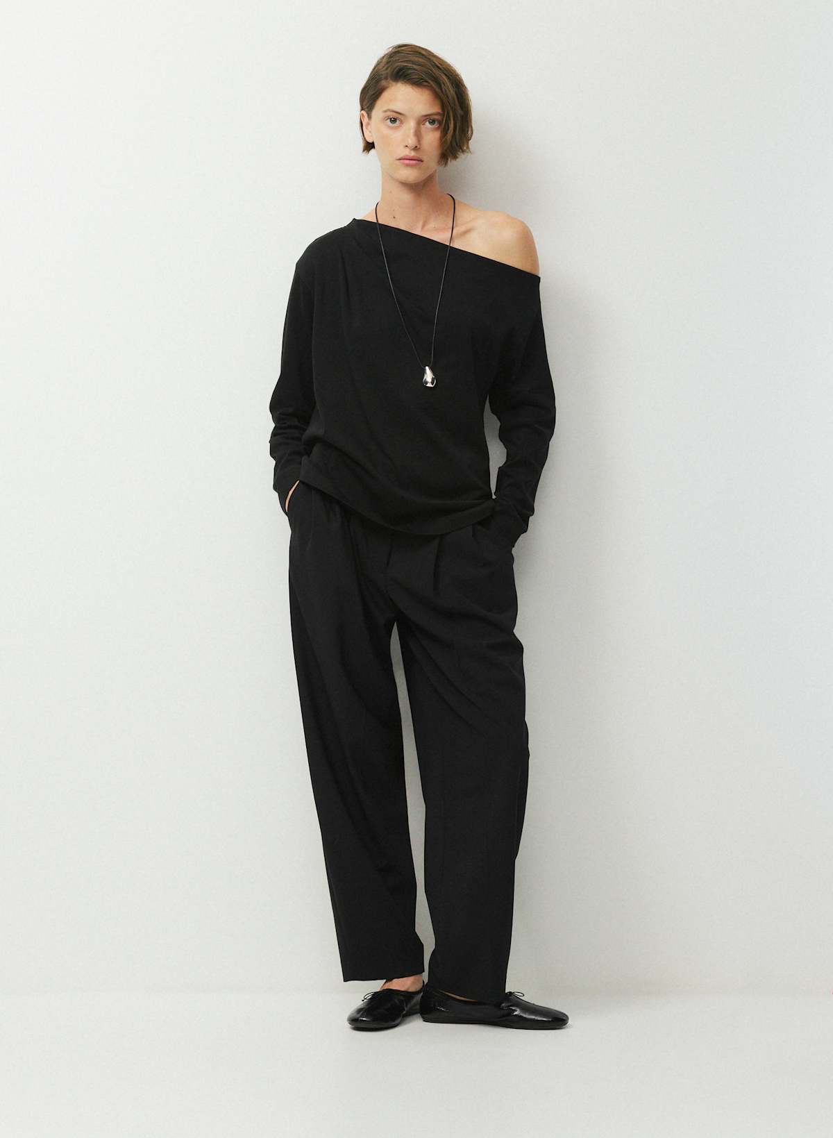 InterLock Cotton Script Longsleeve Top - Image 3
