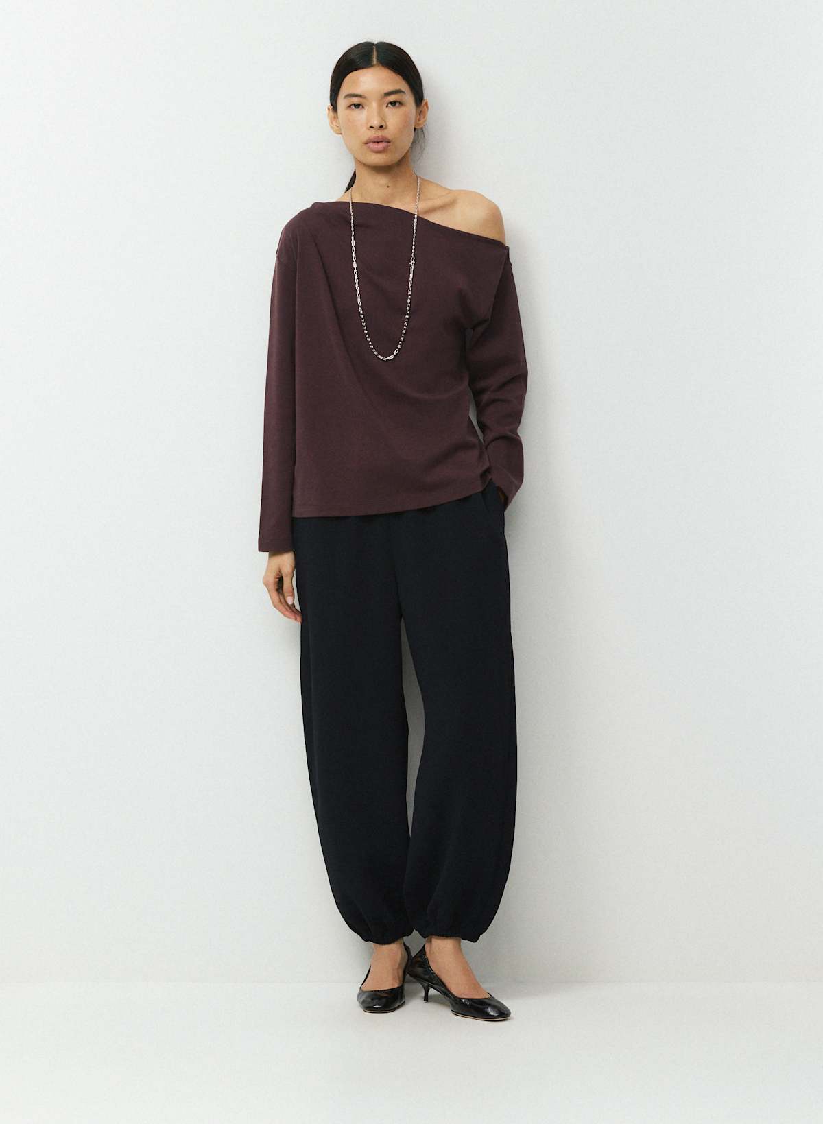 InterLock Cotton Script Longsleeve Top