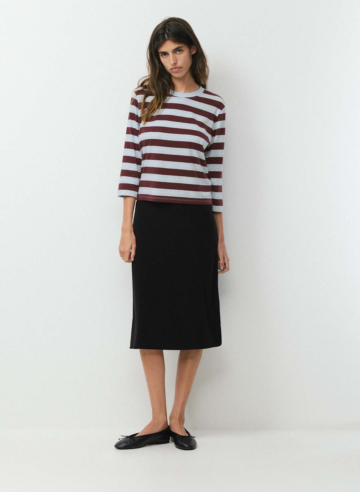 CottonWhisk Emma 3/4 Sleeve T-Shirt - Image 3