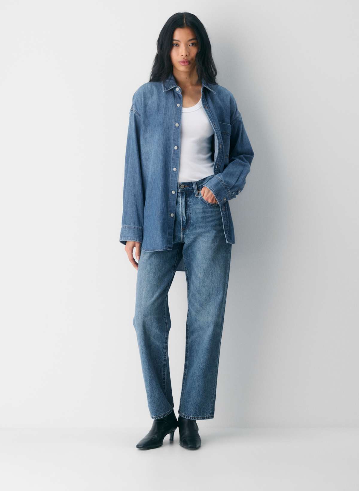 Denim Forum The '80s Comfy Denim Shirt - Image 2