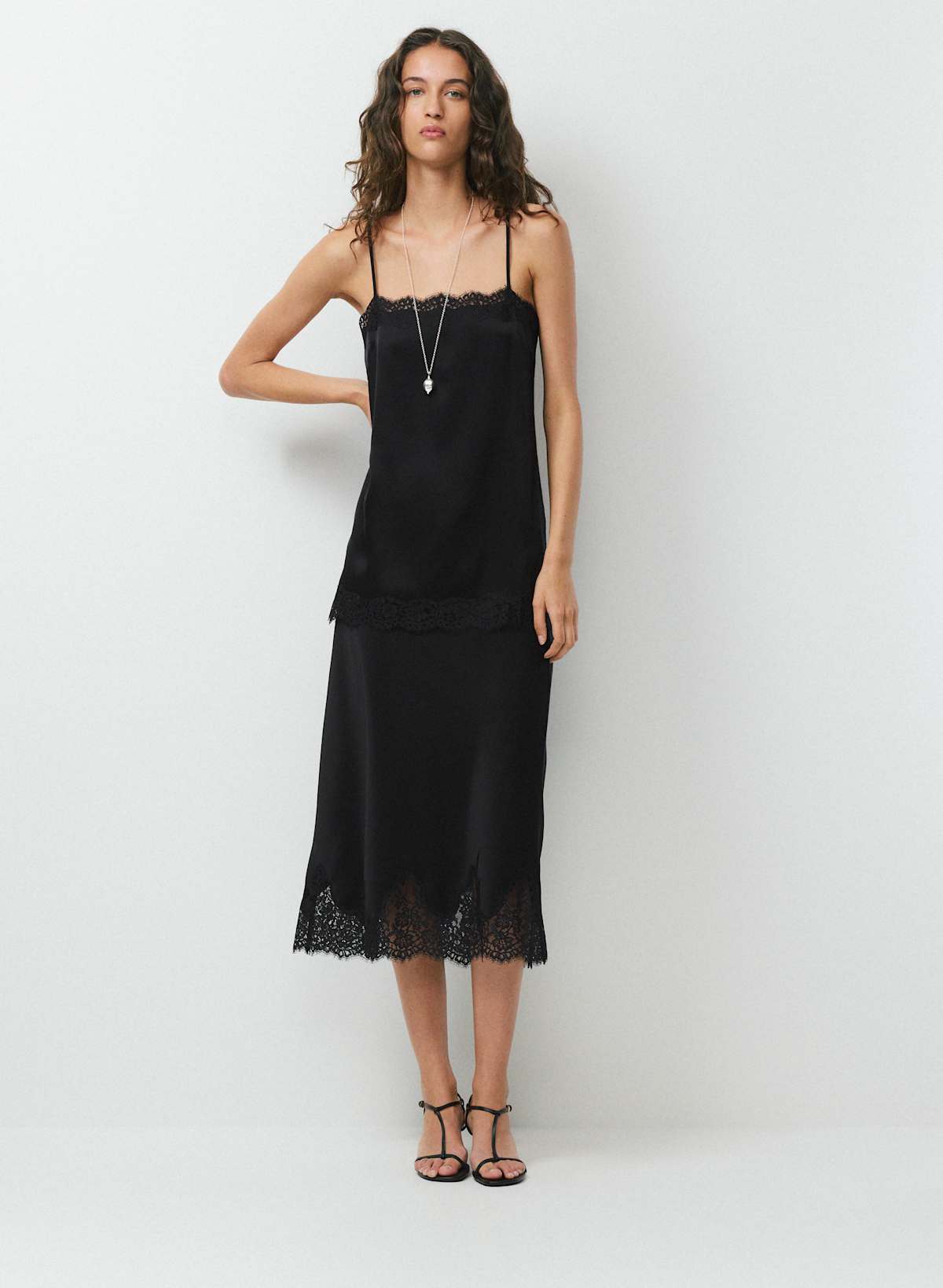 Serif Satin Camisole - Image 2