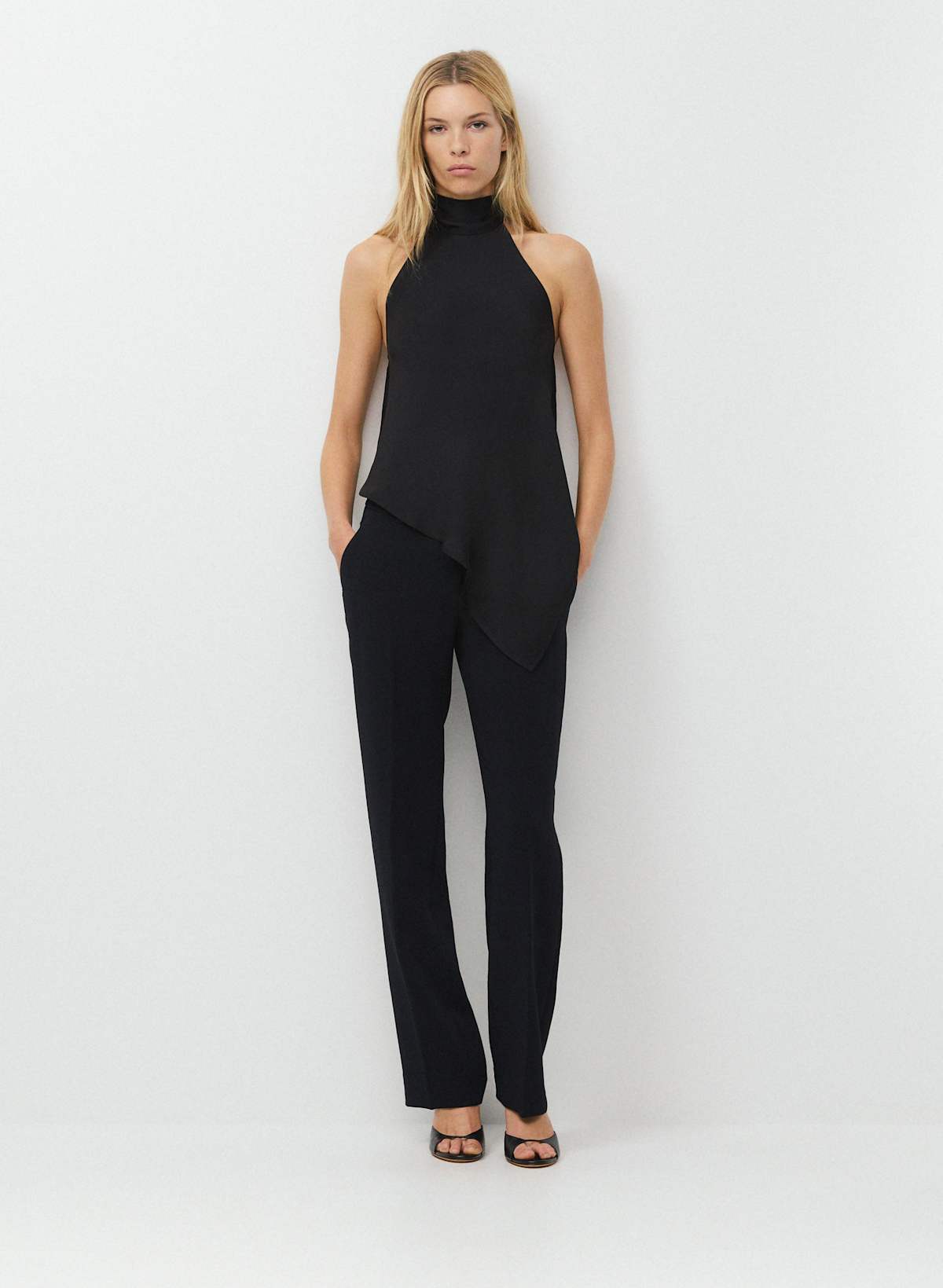 Revel Satin Halter Top - Image 2