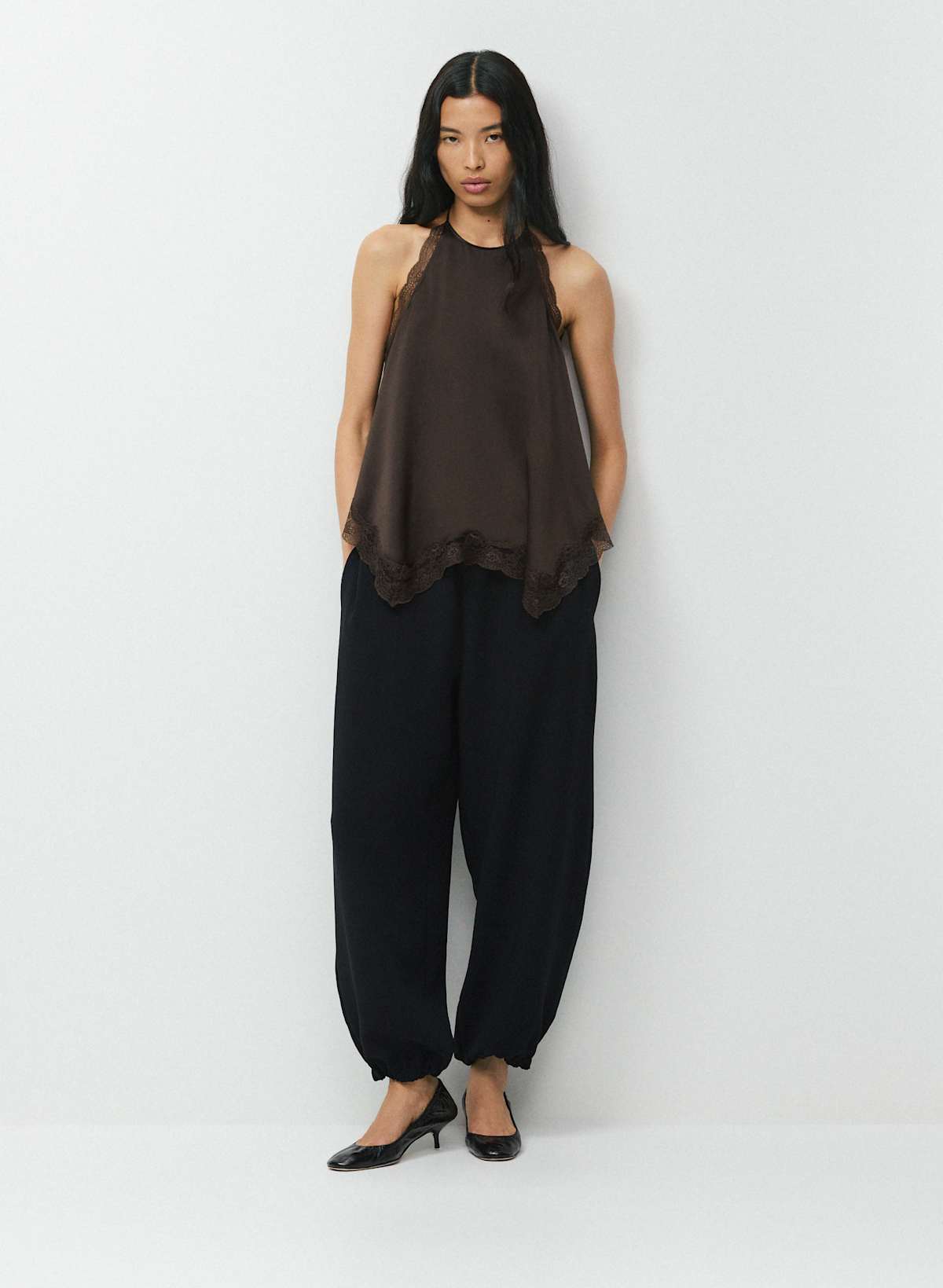 Solace Silk Halter Top