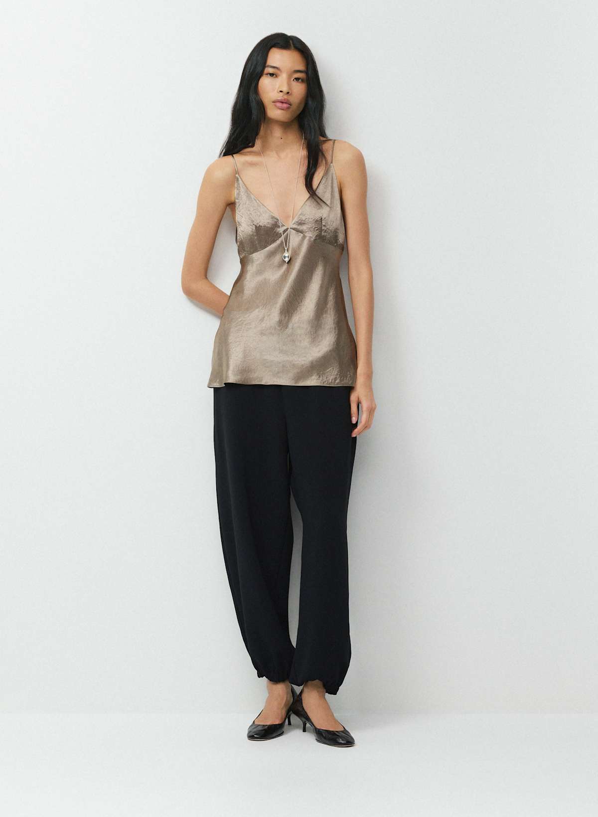 Familiar Satin Camisole