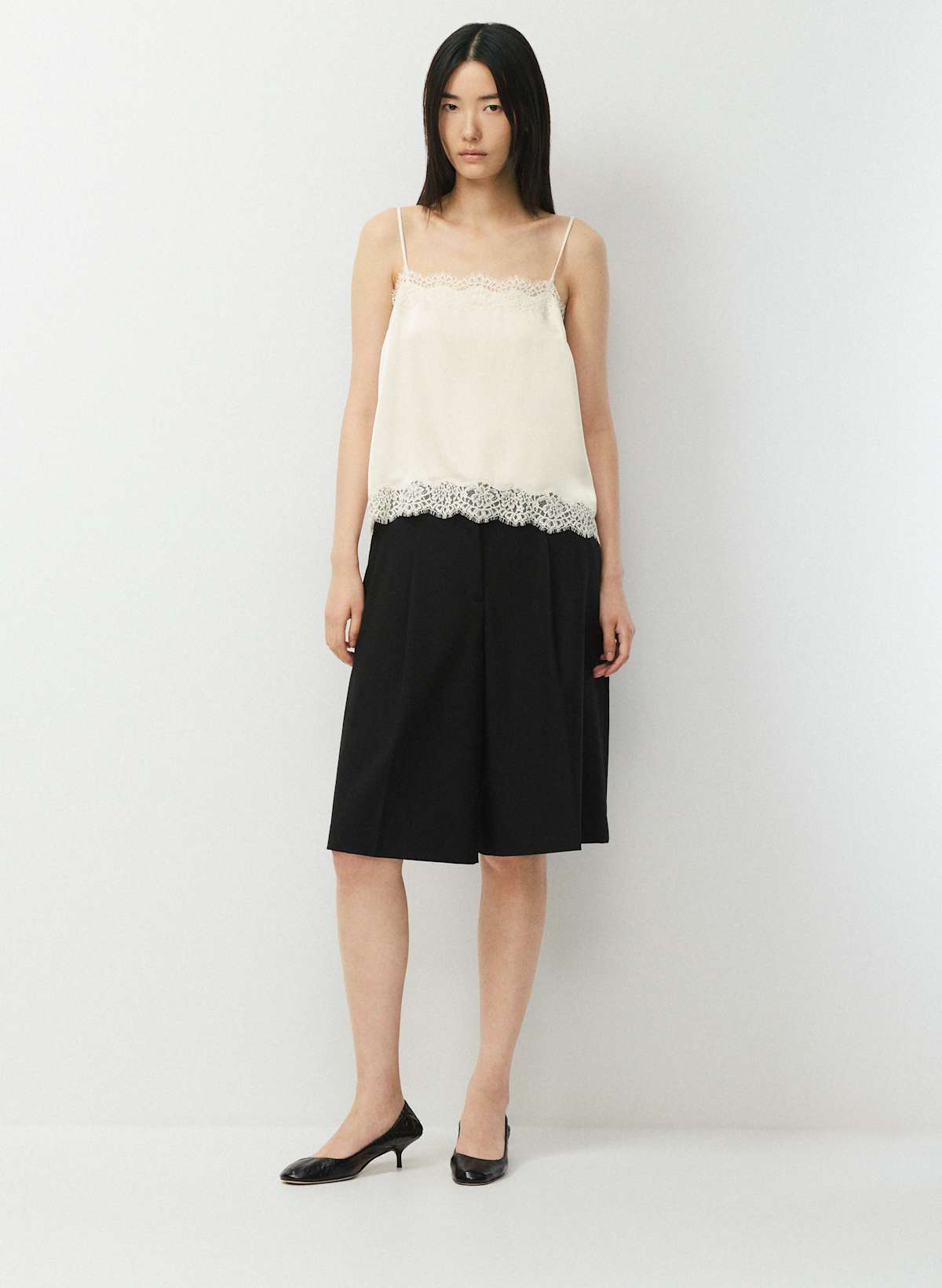 Serif Satin Waist Camisole - Image 2