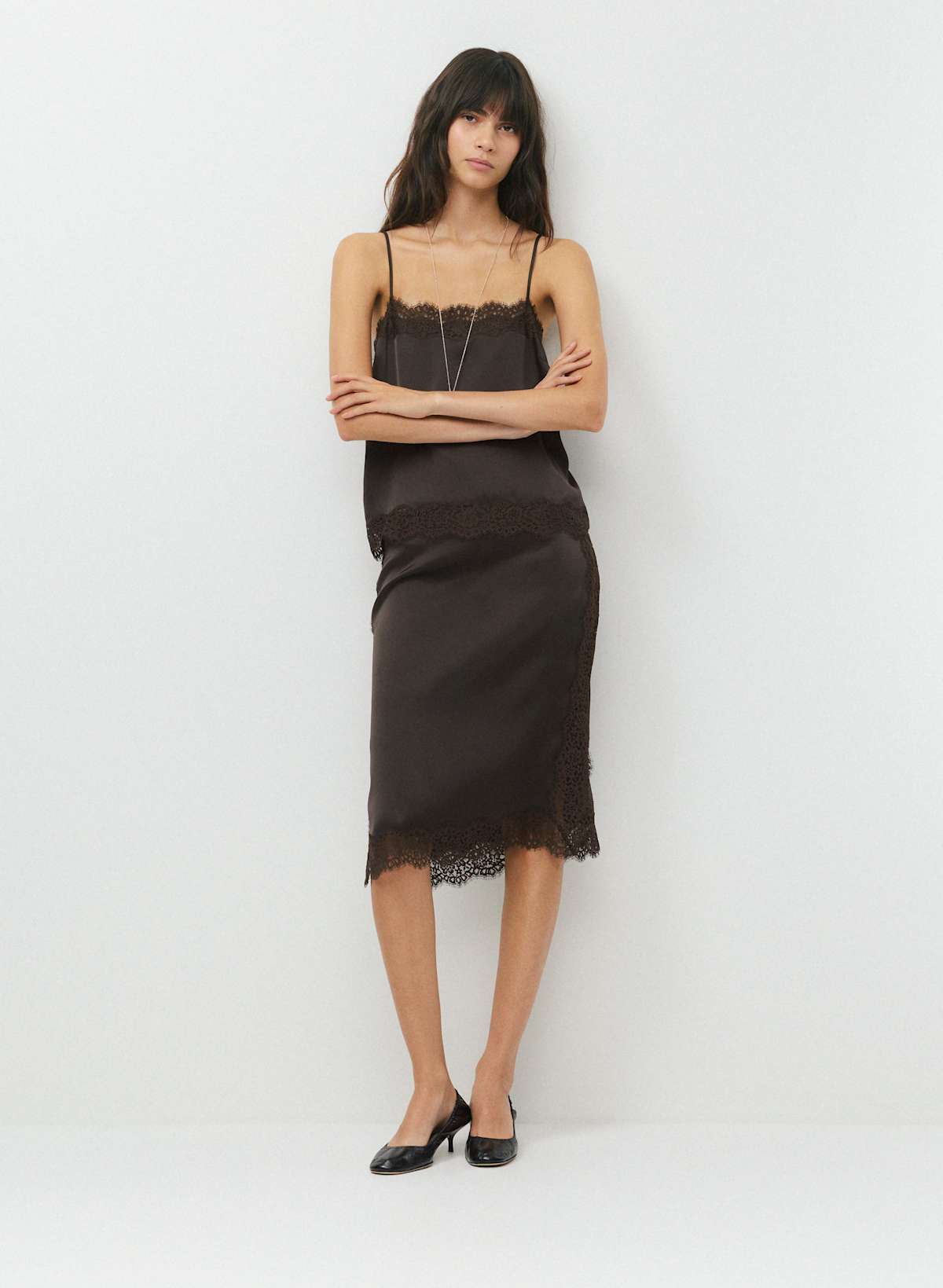 Serif Satin Waist Camisole - Image 3