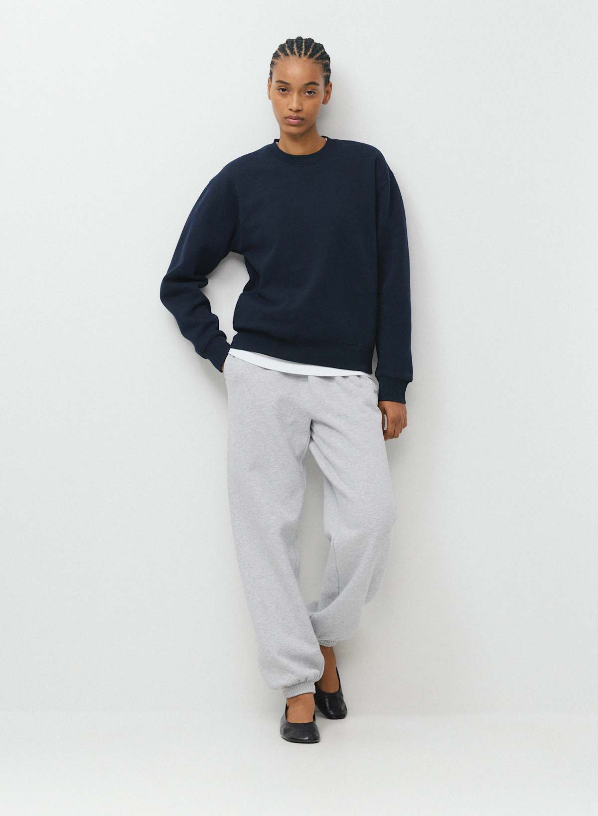 Cozy Sweatfleece Perfect Crew Sweatshirt - Image 2