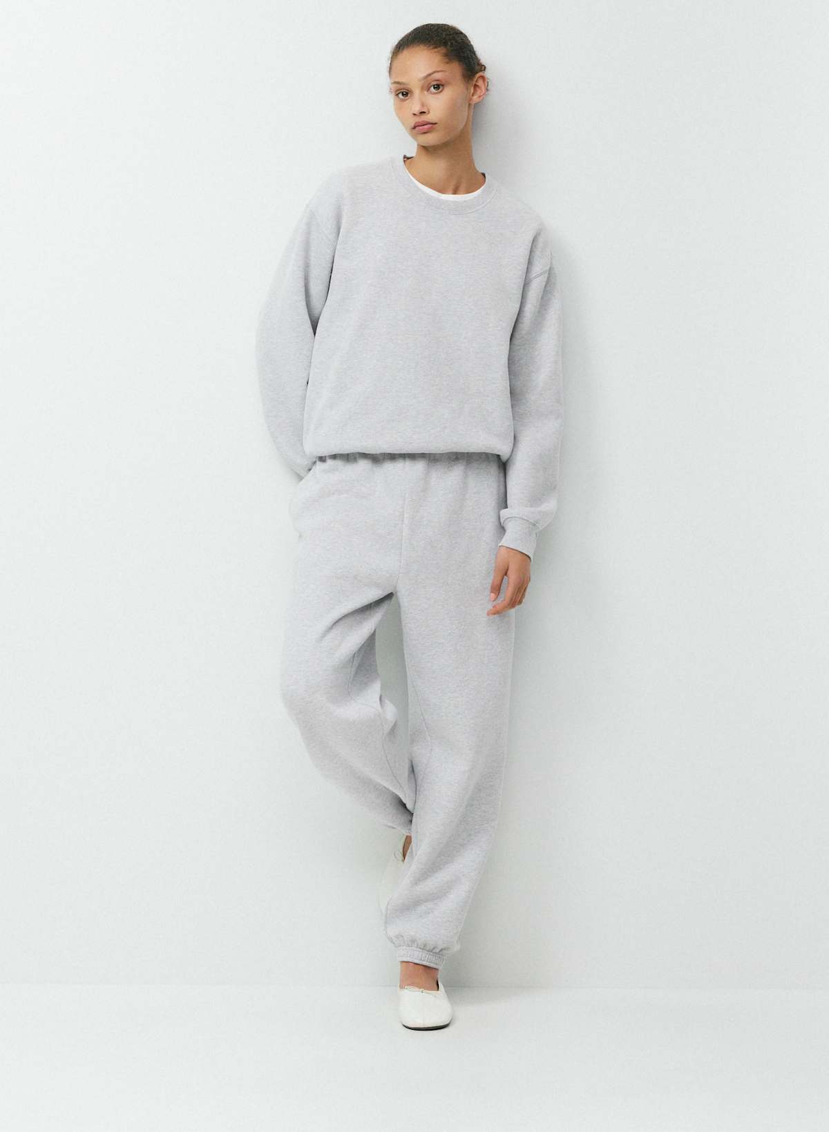 Cozy Sweatfleece Perfect Crew Sweatshirt - Image 3