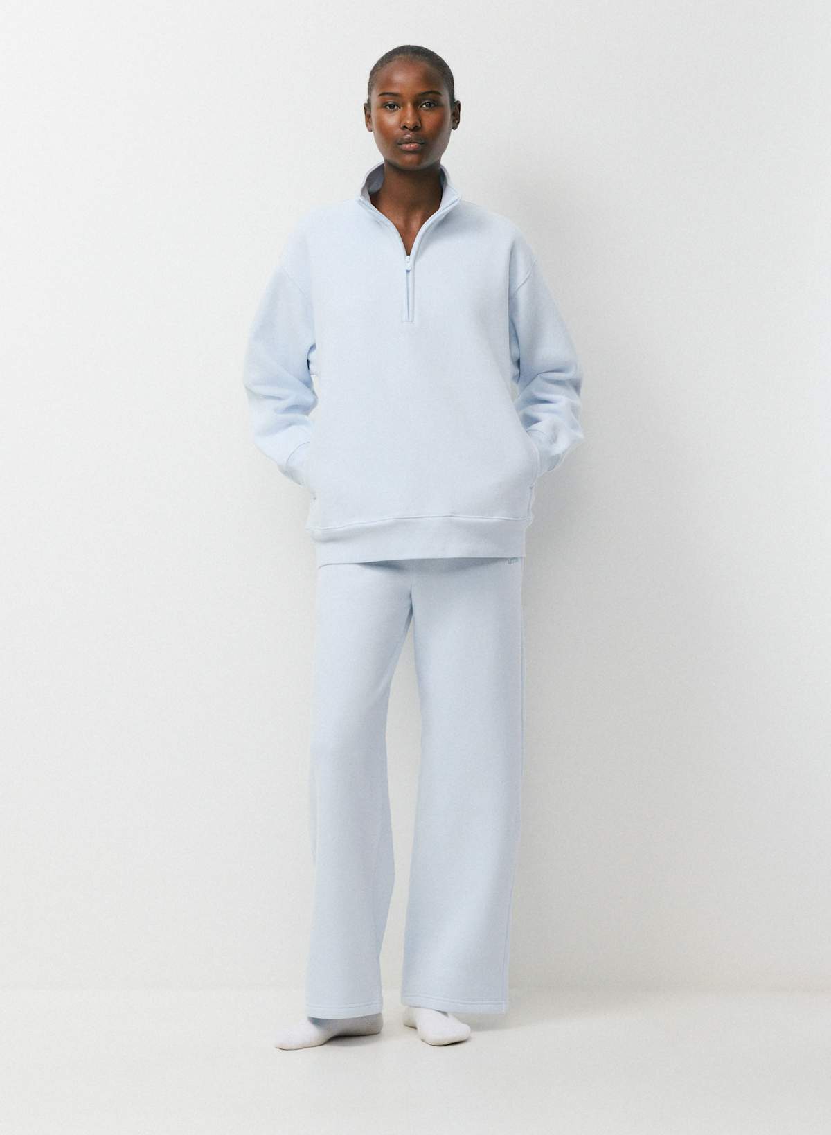Cozy Sweatfleece Boyfriend 1/2 Zip