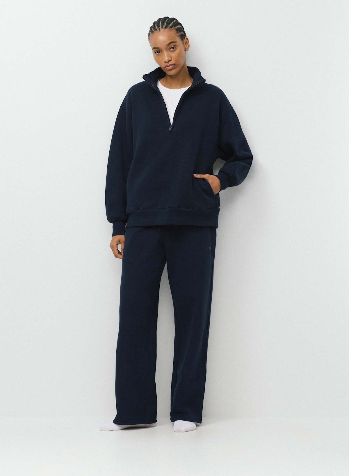 Cozy Sweatfleece Boyfriend 1/2 Zip - Image 2