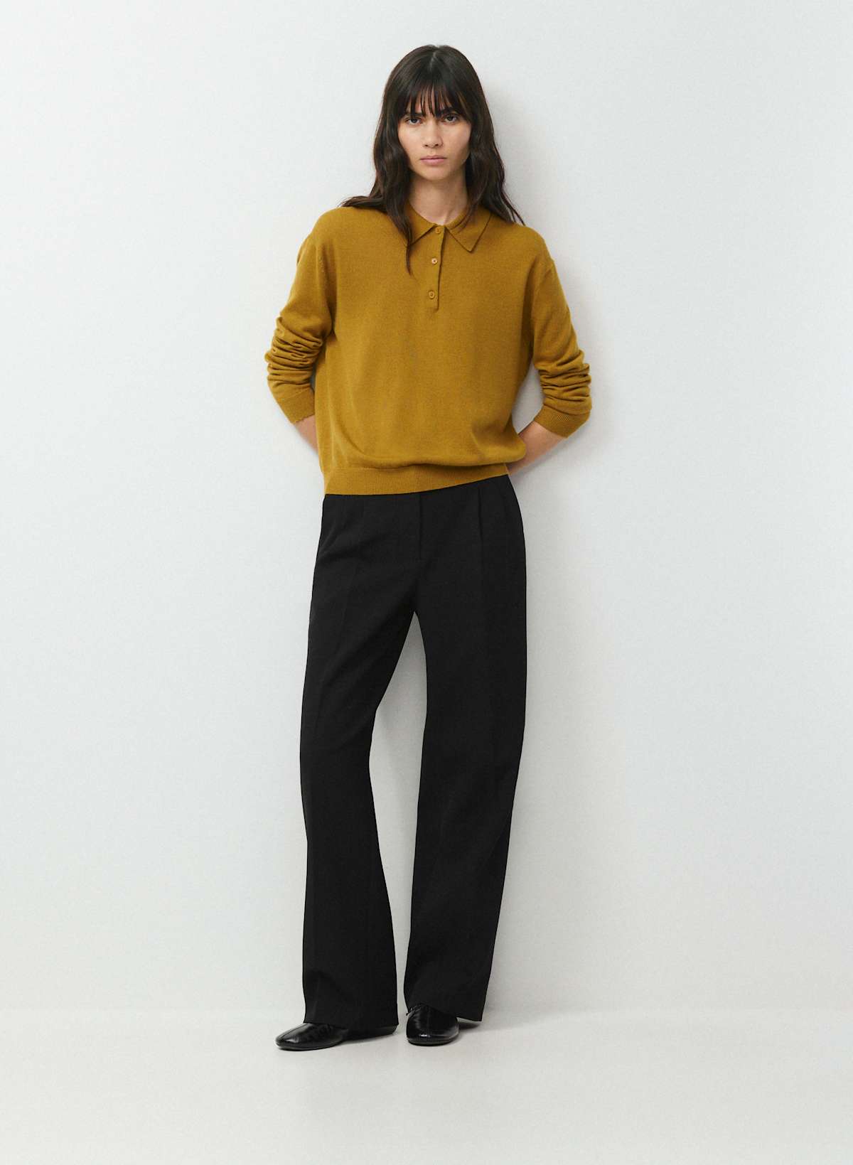 Bare Merino Wool Linnet Polo Sweater