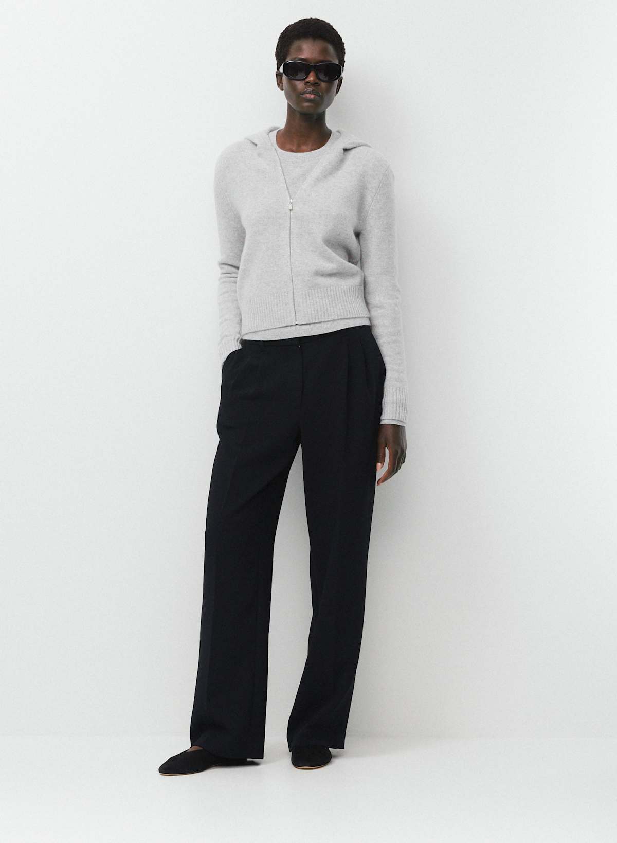 Essential Cashmere Idyllic Zip Hoodie - Image 2