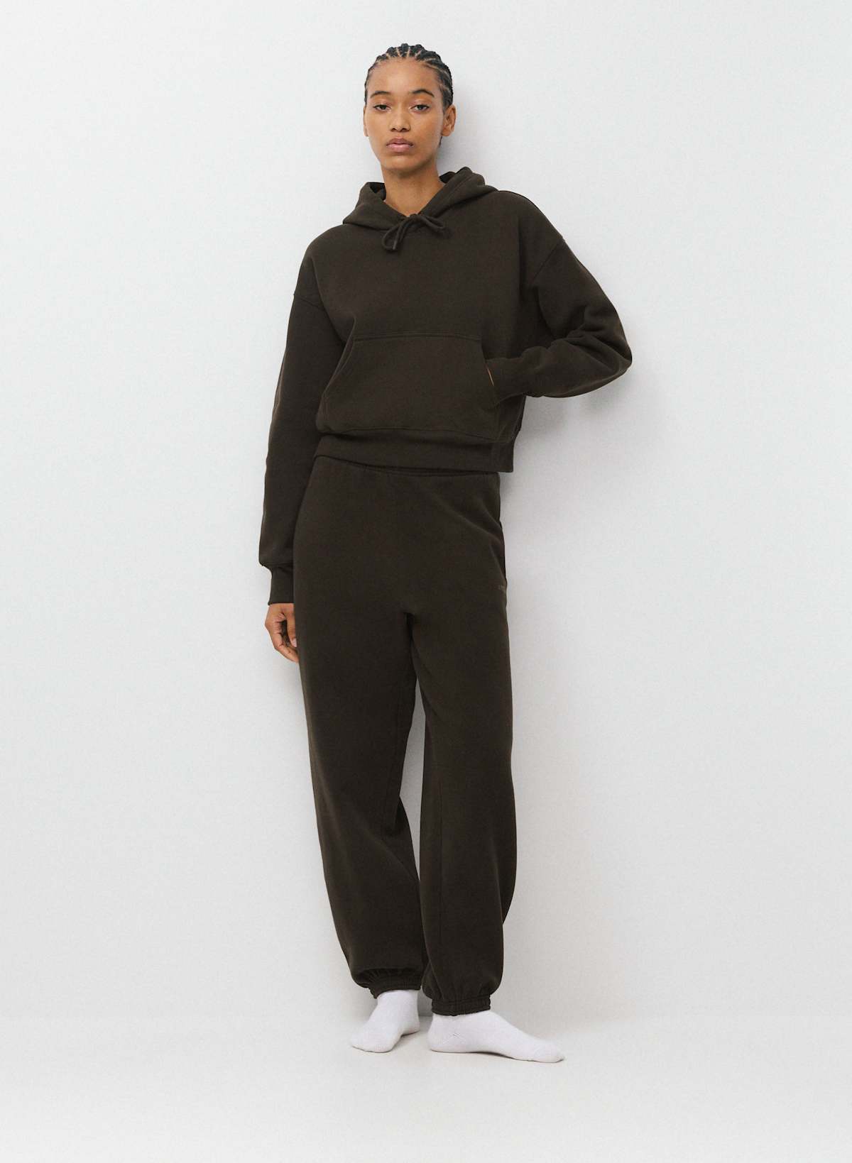 Cozy Sweatfleece Boyfriend Boxy Hoodie