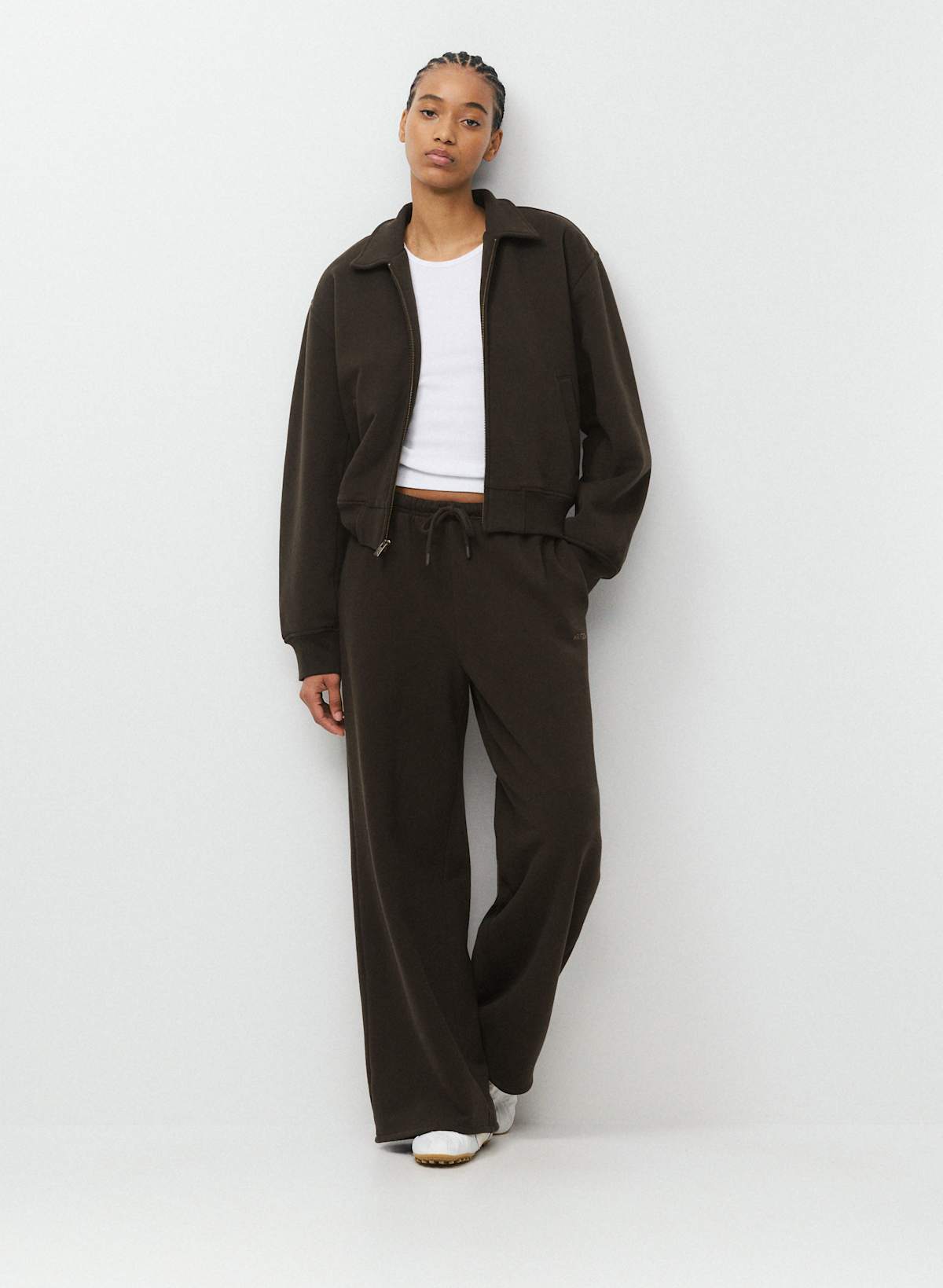 Cozy Sweatfleece Boyfriend Blouson Jacket - Image 2