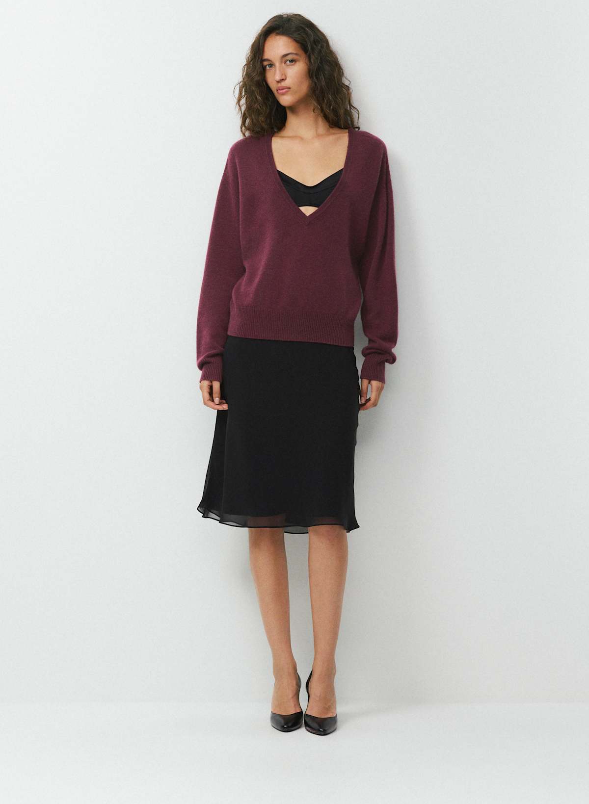 Essential Wool Cashmere Depth Sweater - Image 2