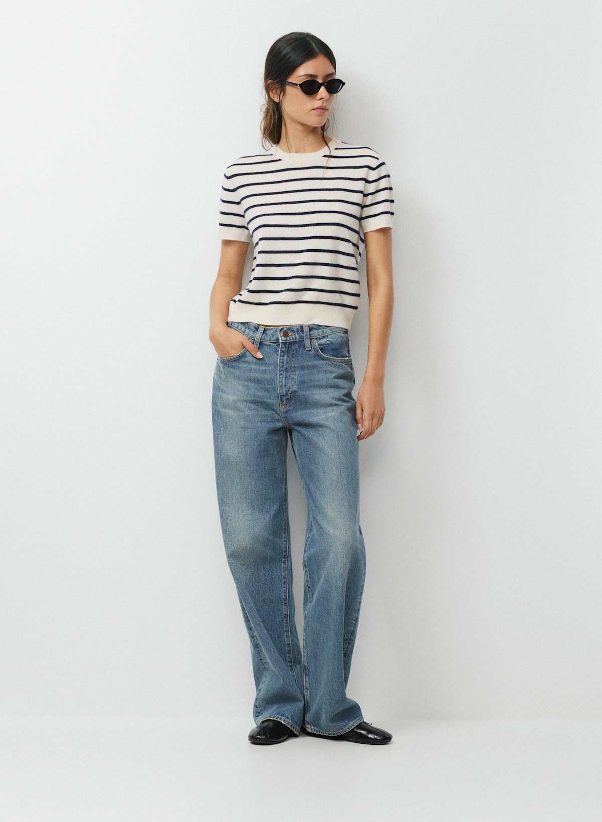 Bare Cashmere Bloor Shortsleeve Sweater - Image 2