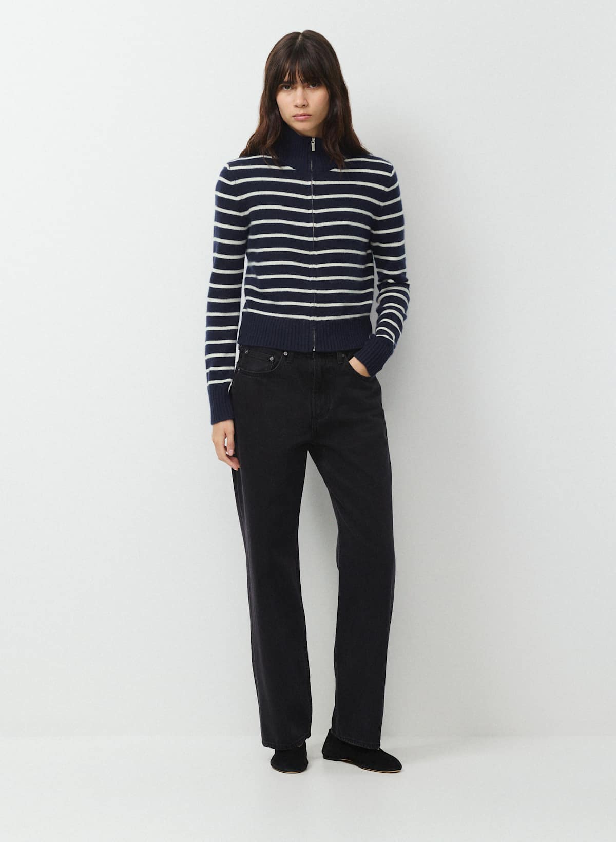 Essential Cashmere Catalogue Zip-Up - Image 2
