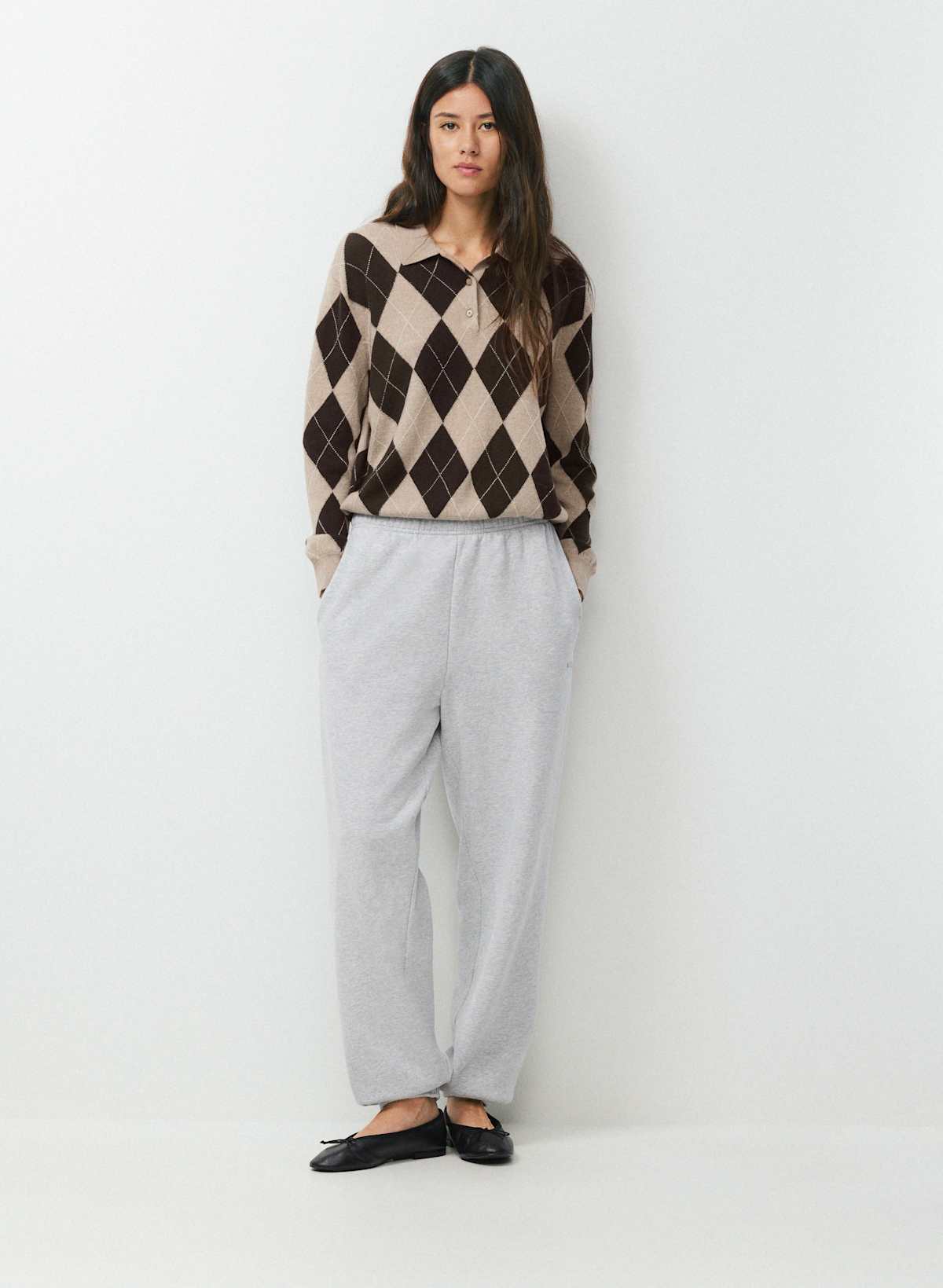 Bare Merino Wool Linnet Polo Sweater - Image 2