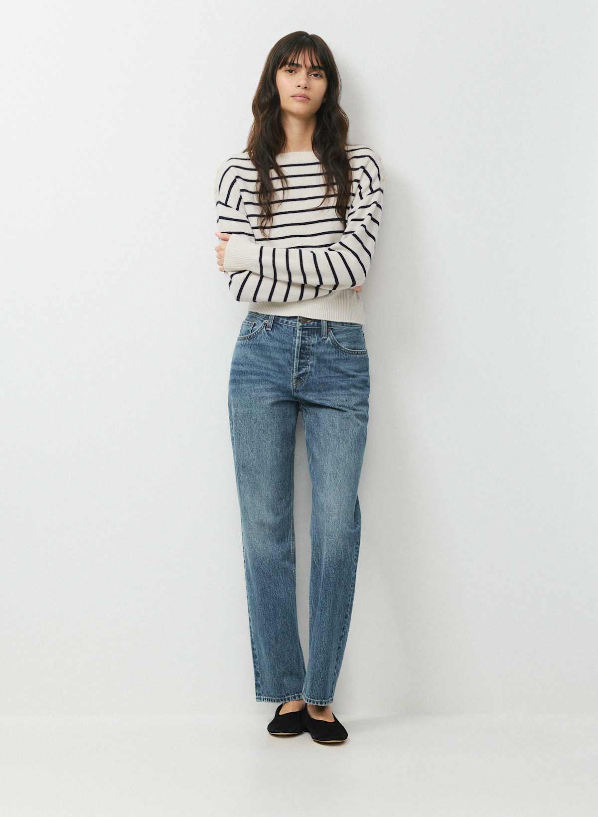 Essential Wool Cashmere Gable Sweater - Image 2