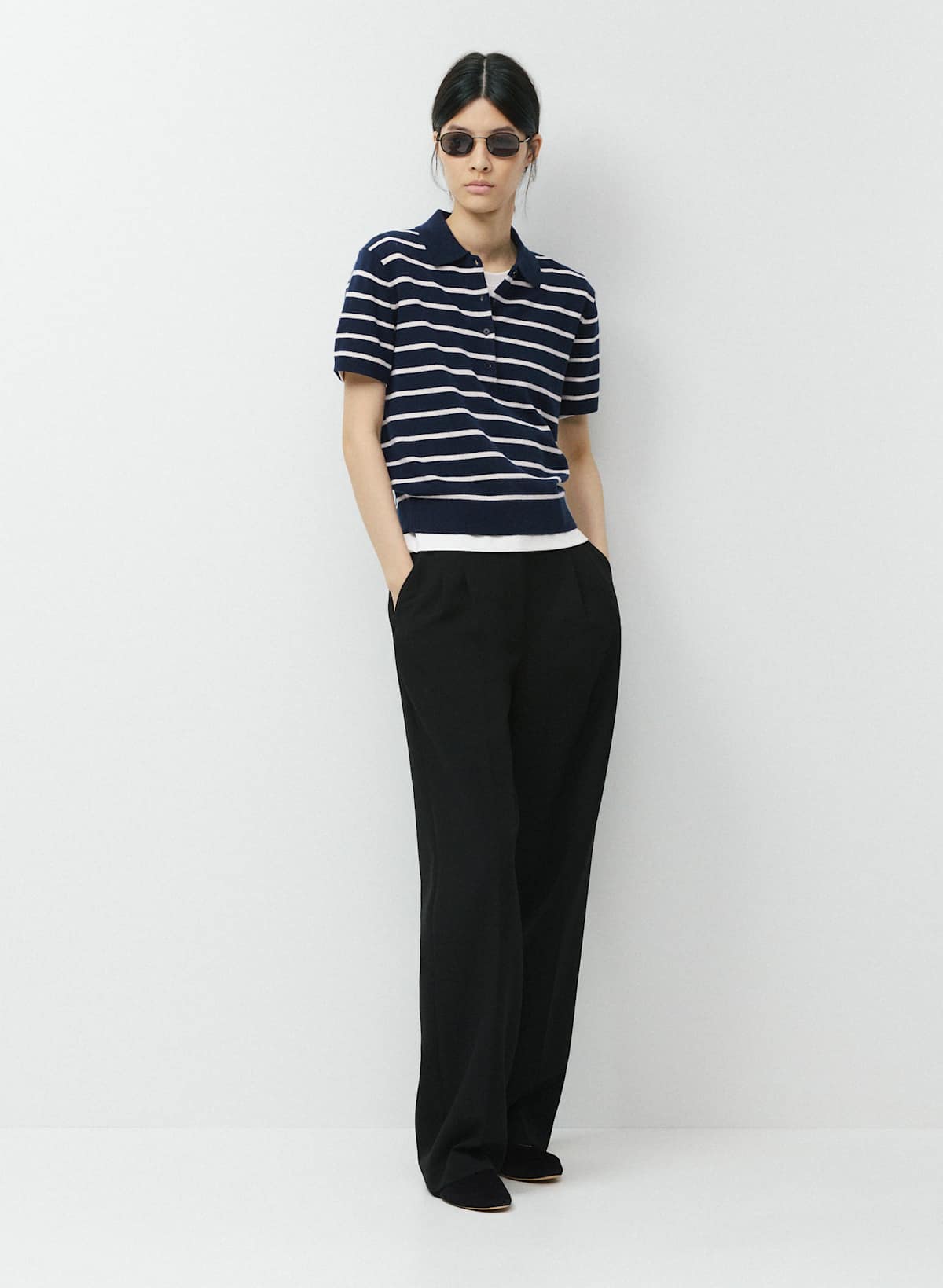 Bare Cashmere Cellini Shortsleeve Sweater - Image 2