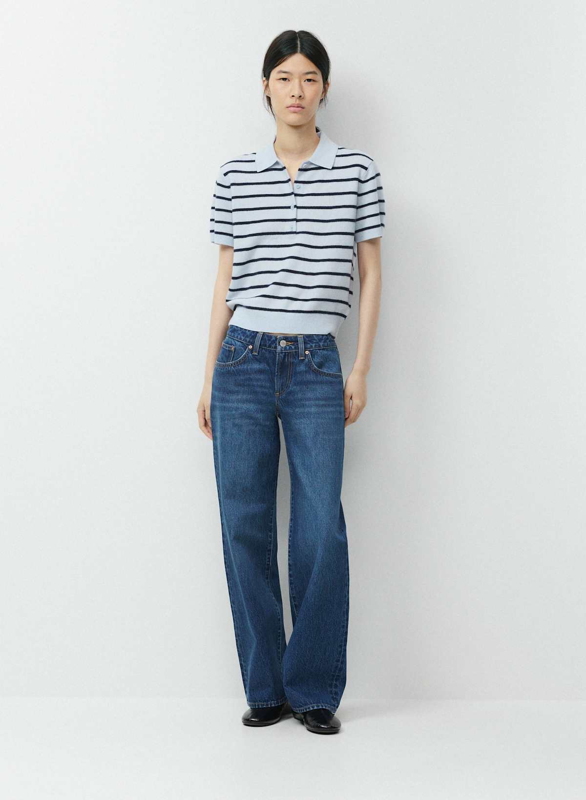 Bare Cashmere Cellini Shortsleeve Sweater - Image 3