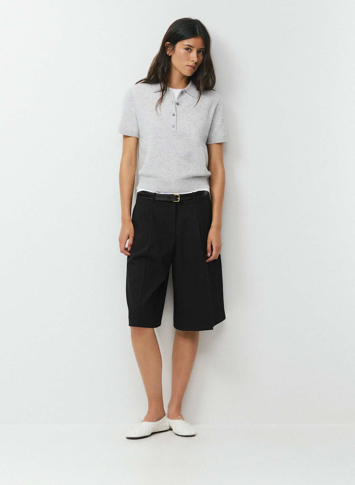 Bare Cashmere Cellini Shortsleeve Sweater