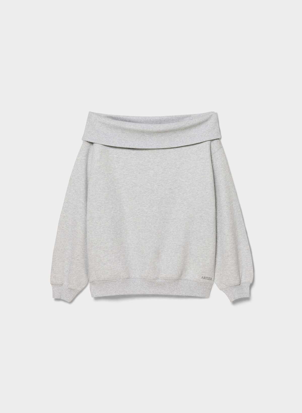 Cozy Sweatfleece Mega Off-Shoulder Sweatshirt - Image 2