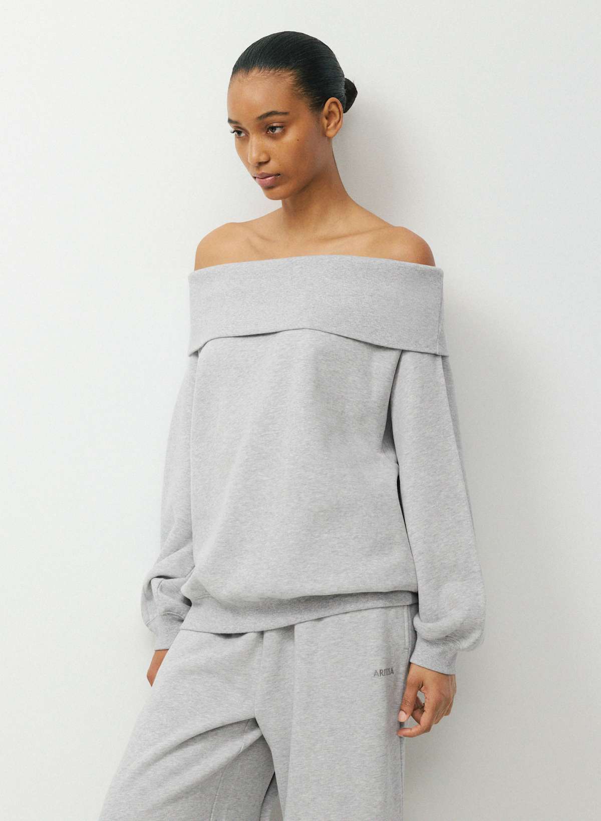 Cozy Sweatfleece Mega Off-Shoulder Sweatshirt - Image 3