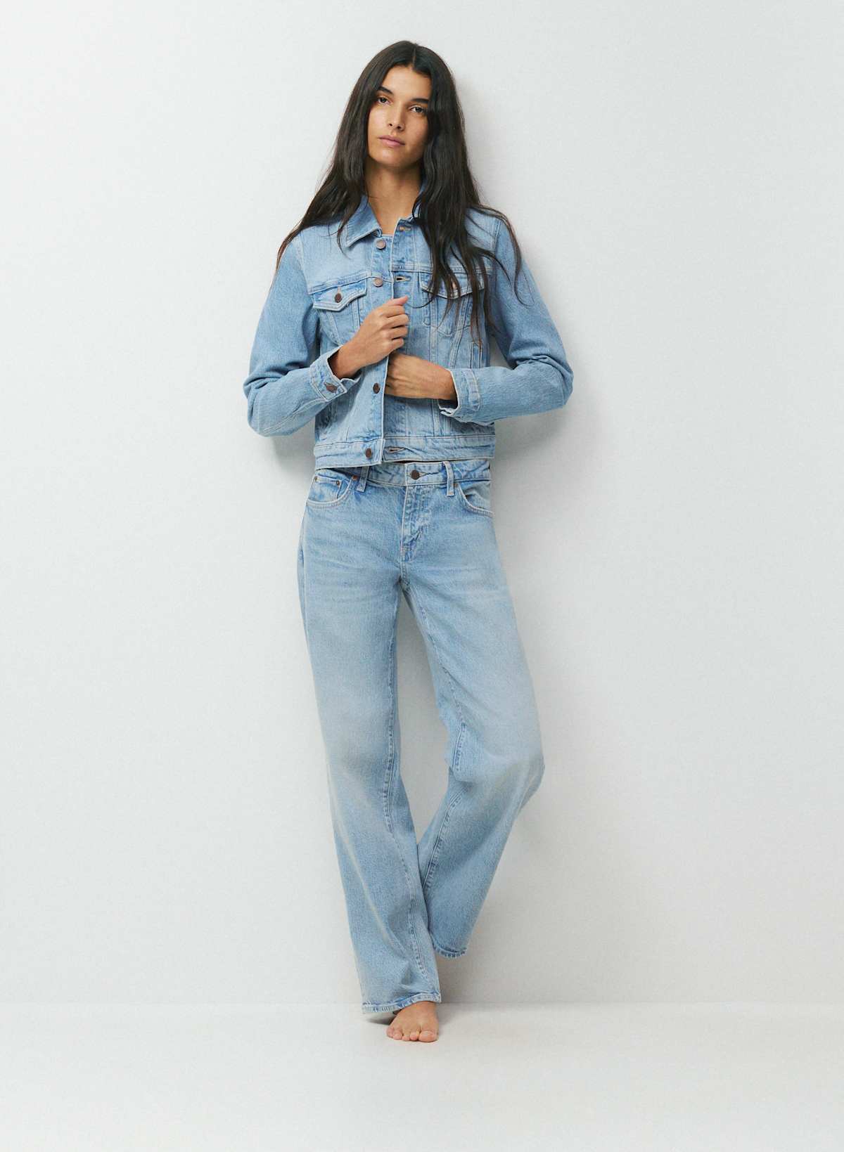 Denim Forum Toni Shrunken Denim Jacket - Image 2