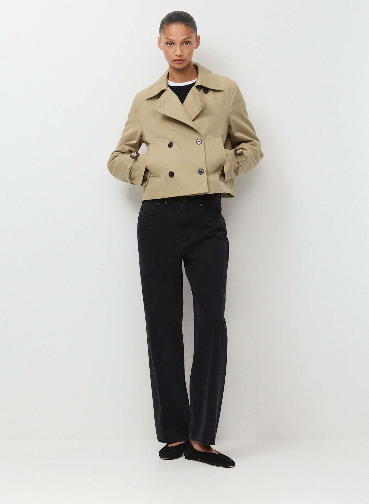 The Esquire Short Trench Coat - City Twill - Image 2