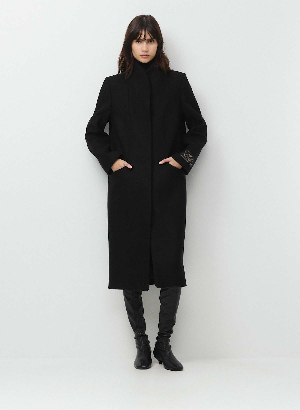 The Cocoon Long Coat - Luxe Wool Cashmere