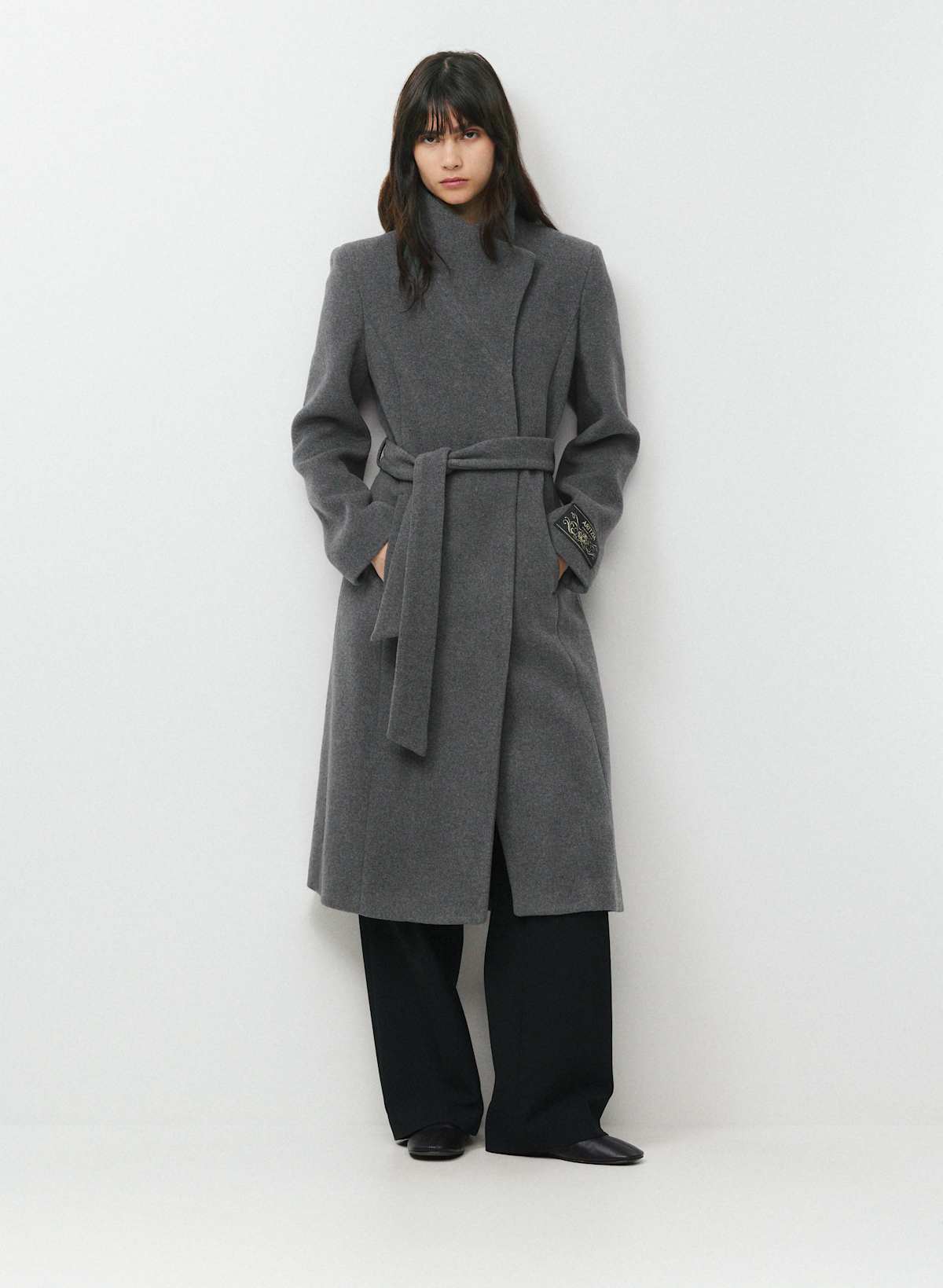 The Connor Long Coat - Soft Wool Cashmere - Image 3