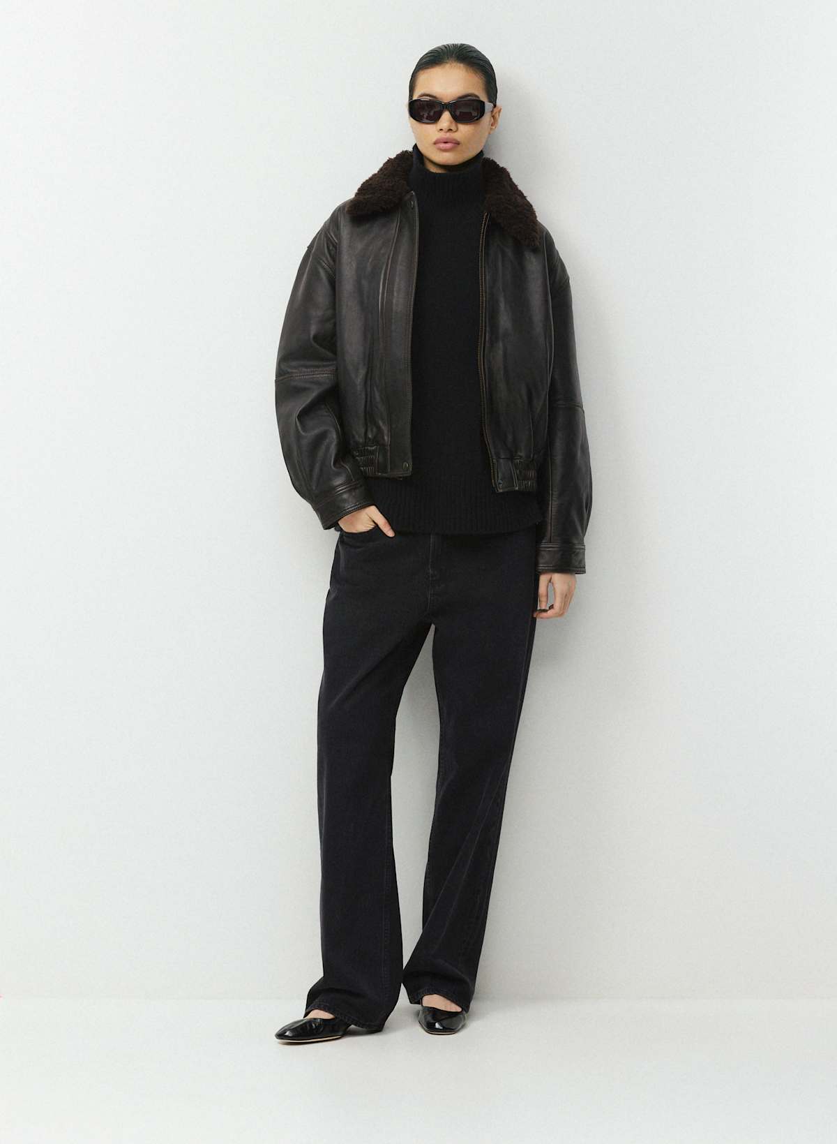 Elliott Aviator Jacket - Leather