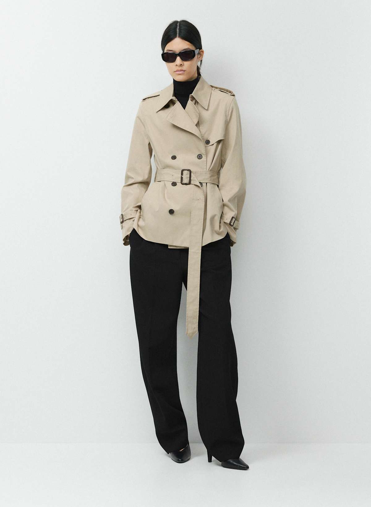 The Finch Short Trench Coat - City Twill