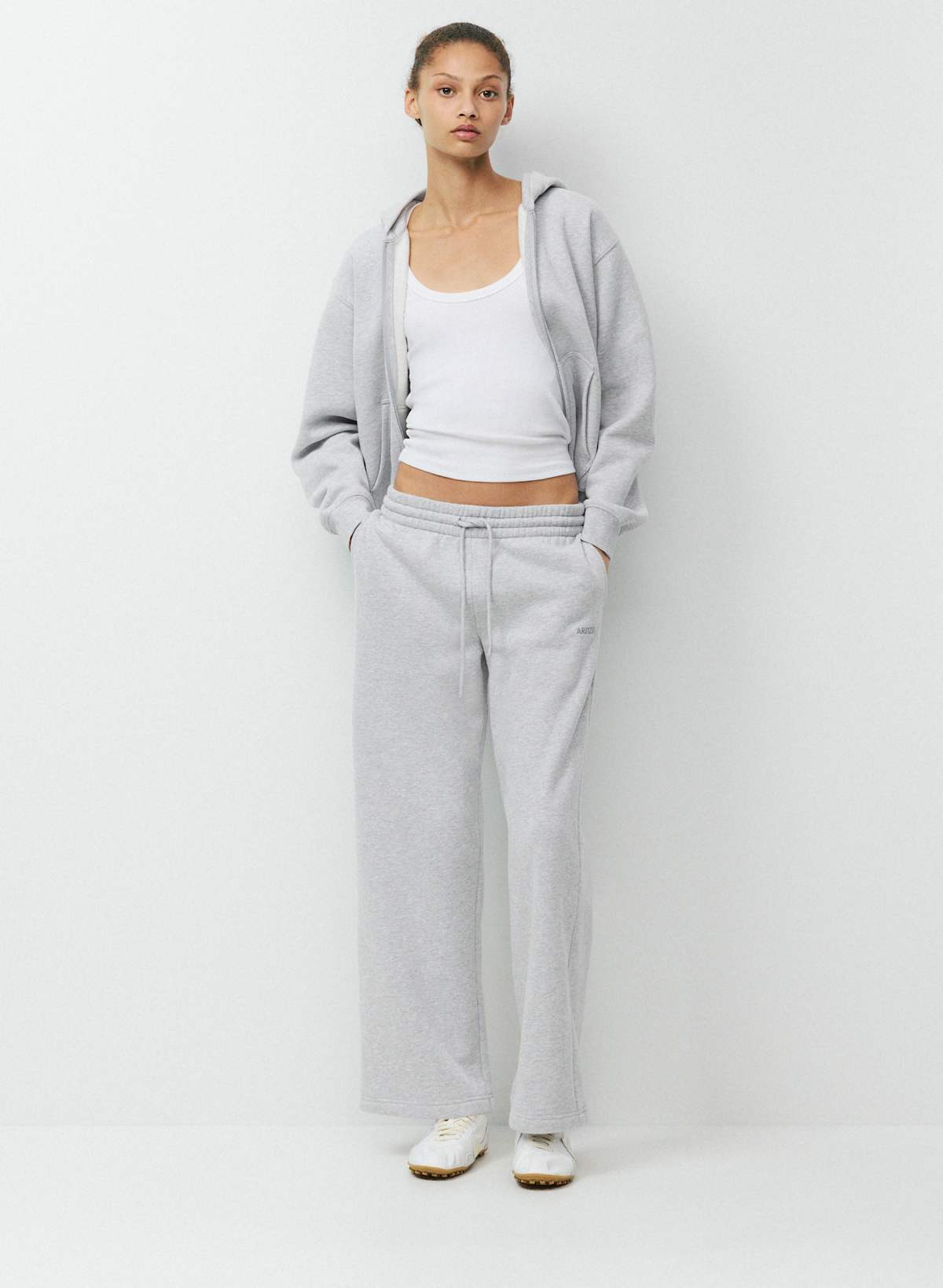 Cozy Sweatfleece Boyfriend Wide Sweatpant - Image 3