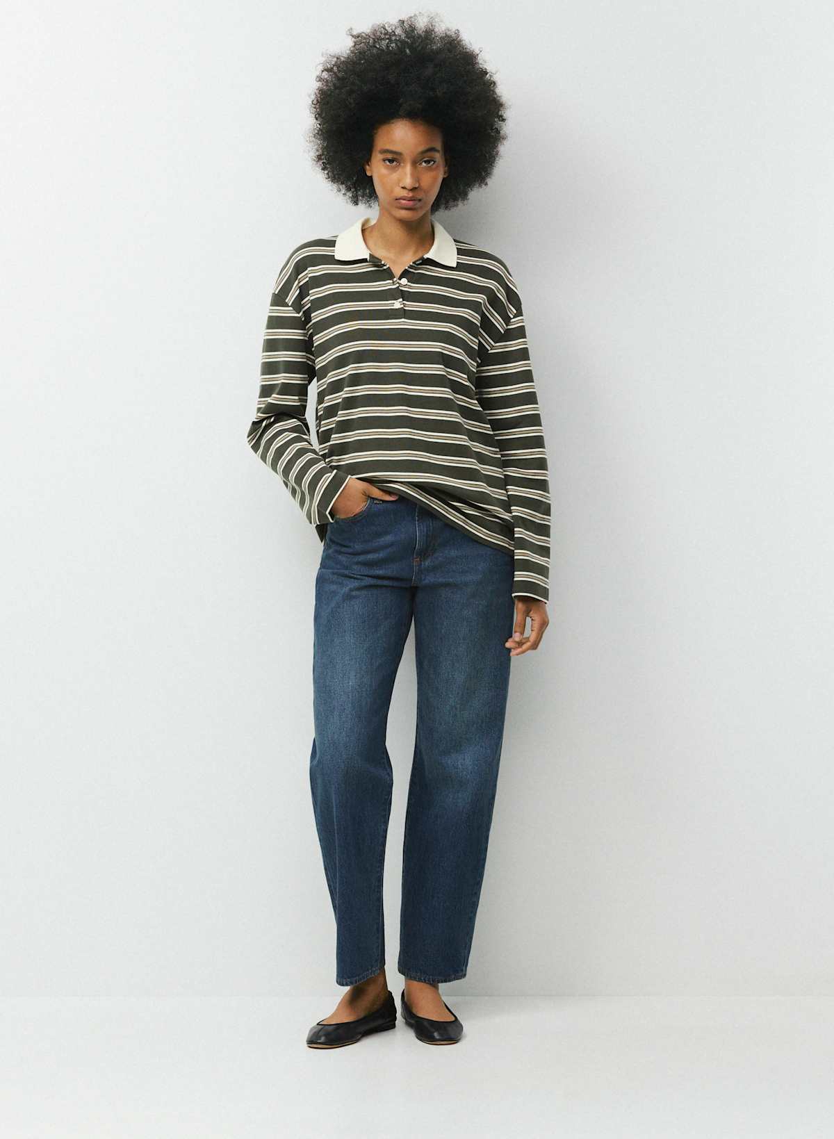 Denim Forum The '90s Marlo Hi-Rise Baggy Jean