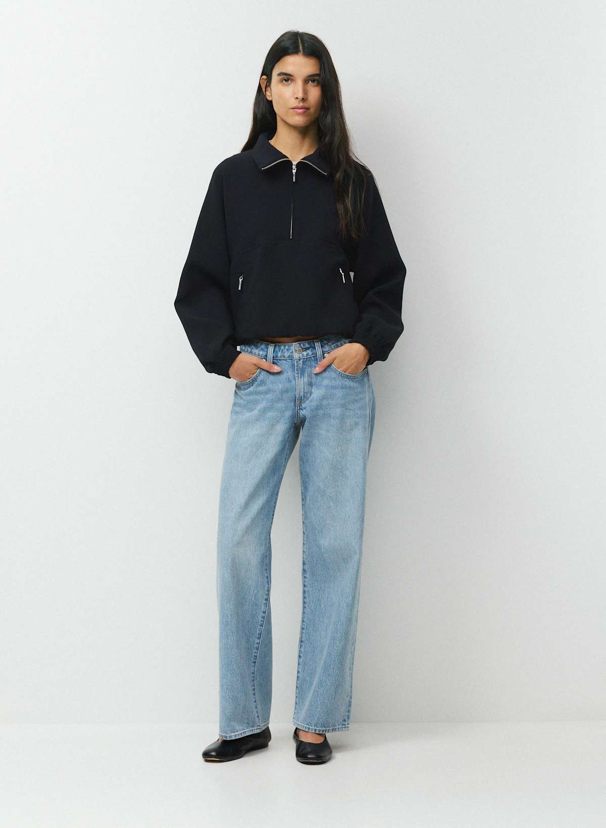 Denim Forum The ‘90s Relaxed Ultra Lo-Rise Wide Jean - Image 3