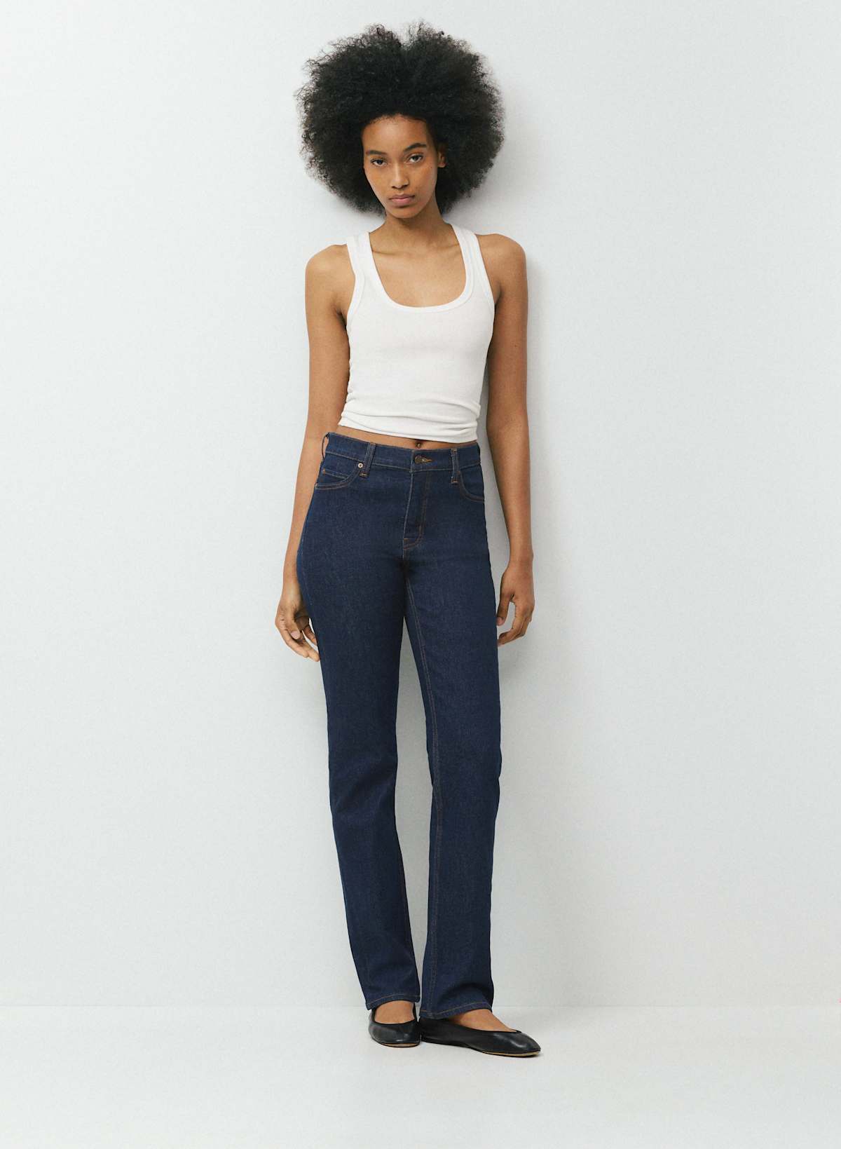 Denim Forum The ‘90s Snatched Hi-Rise Straight Jean - Image 2
