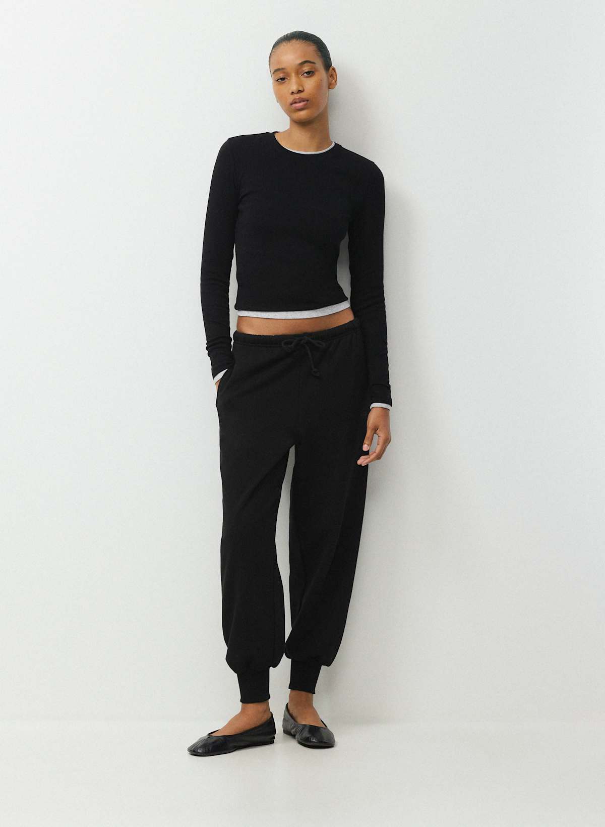 Terry Sweatfleece Mega Flutter Cuff Jogger - Image 2
